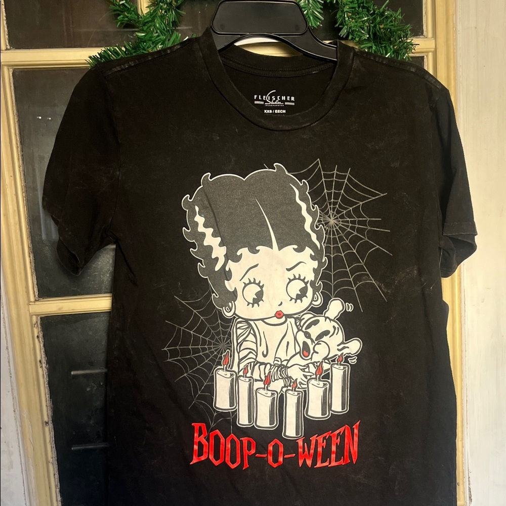 Nwt Black Boop-o-Ween Graphic Tee
